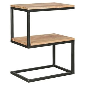 MID.YOU ODKLÁDACÍ STOLEK, akácie, barvy akácie obraz