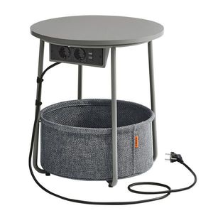 MID.YOU ODKLÁDACÍ STOLEK, šedá obraz