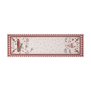 X-Mas BĚHOUN NA STŮL, 40/140 cm, bordeaux obraz