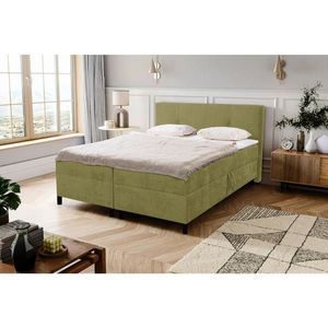 MID.YOU AMERICKÁ POSTEL, 180/200 cm, zelená obraz