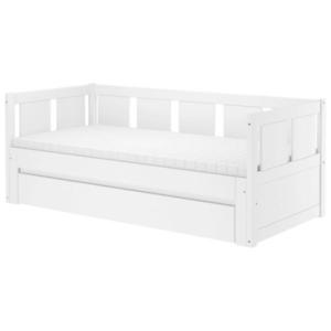 Carryhome VÝSUVNÁ POSTEL, 90-180/200 cm, bílá obraz