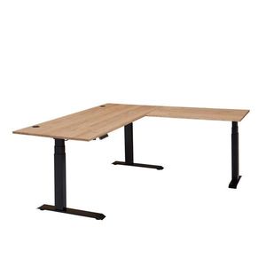 MID.YOU ROHOVÝ PSACÍ STŮL, dub artisan, 185/177/64-129 cm obraz