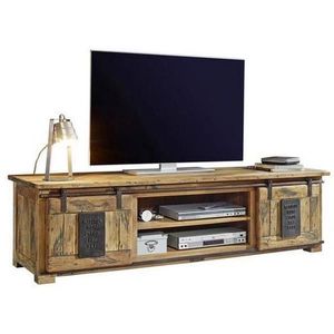 Livetastic KOMODA POD TELEVIZI, mangové dřevo, přírodní barvy, 180/50/55 cm obraz