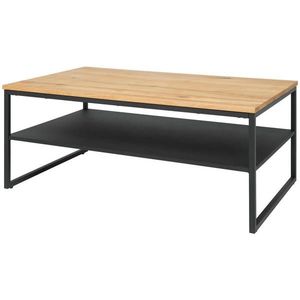 KONFERENČNÍ STOLEK, přírodní barvy, černá, dřevo, kov, kompozitní dřevo, 105/44/65 cm obraz