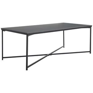 Livetastic KONFERENČNÍ STOLEK, černá, keramika, kov, 120/43/60 cm obraz