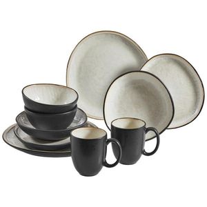 Novel KOMBINOVANÁ SOUPRAVA 10dílné, kamenina keramika obraz