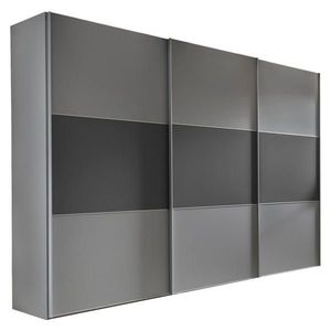 Moderano SKŘÍŇ S POSUVNÝMI DVEŘMI, antracitová, světle šedá, 280/222/68 cm obraz
