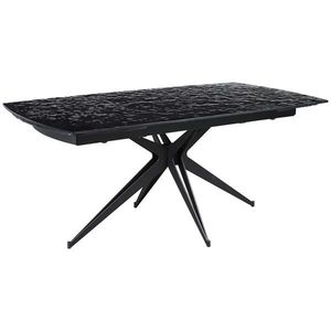 Novel JÍDELNÍ STŮL, černá, 180-260/90-95/76 cm obraz