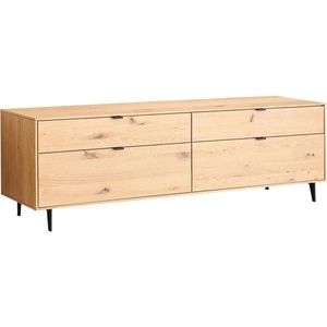 Cantus NÍZKÁ KOMODA, sukový dub, barvy dubu, 202, 6/63/50 cm obraz