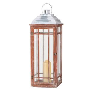 LUCERNA sklo, dřevo obraz