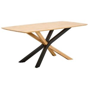 Linea Natura JÍDELNÍ STŮL, dub, černá, barvy dubu, 180/90/75 cm obraz