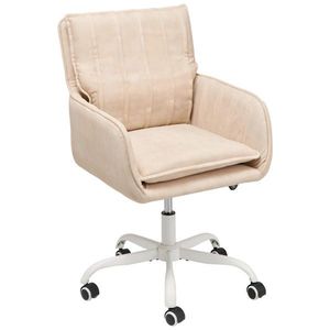 MID.YOU OTOČNÁ ŽIDLE, mikrovlákno, béžová obraz