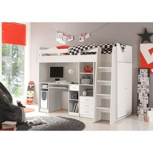 MID.YOU VYSOKÁ POSTEL, 90/200 cm bílá obraz