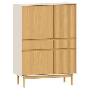 Livetastic VYSOKÁ KOMODA, pinie, barvy pinie, béžová, 102/136/42 cm obraz