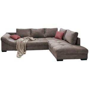 MID.YOU SEDACÍ SOUPRAVA, textil, šedohnědá obraz