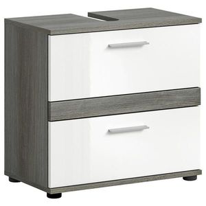 MID.YOU SKŘÍŇKA POD UMYVADLO, vysoce lesklá bílá, 60/57/34 cm obraz