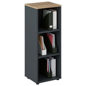 Voleo REGÁL, antracitová, dub artisan, 45/120/40 cm obraz