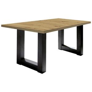 Hom`in JÍDELNÍ STŮL, černá, barvy dubu, 180/90/75 cm obraz