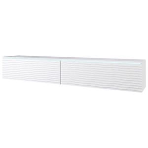 P & B NÍZKÁ KOMODA, bílá, 180/30/33 cm obraz