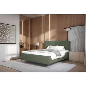 MID.YOU ČALOUNĚNÁ POSTEL, 180/200 cm, tmavě zelená obraz