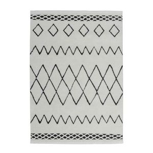 KOBEREC S VYSOKÝM VLASEM, 80/150 cm, černá, bílá obraz