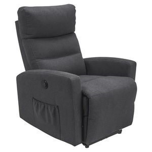 Carryhome TELEVIZNÍ KŘESLO, kov, textil, antracitová obraz