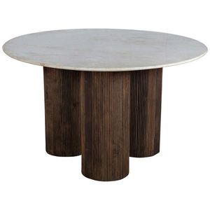 MID.YOU JÍDELNÍ STŮL, mangové dřevo, hnědá, přírodní barvy, 130/76/130 cm obraz