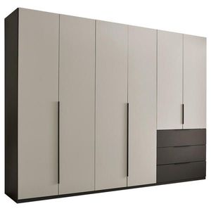 Xora ŠATNÍ SKŘÍŇ S OTOČNÝMI DVEŘMI, barvy grafitu, světle šedá, 300/225, 5/60 cm obraz