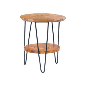 ODKLÁDACÍ STOLEK, teakové dřevo, čiré obraz