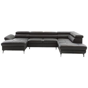 Novel SEDACÍ SOUPRAVA, kůže, černá obraz