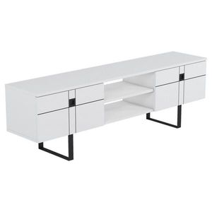 Livetastic NÍZKÁ KOMODA, bílá, 160/50/35 cm obraz