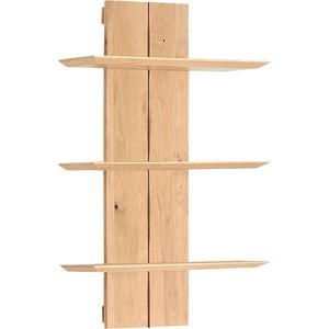 Cantus NÁSTĚNNÁ POLICE, sukový dub, barvy dubu, 75/115/23, 8 cm obraz