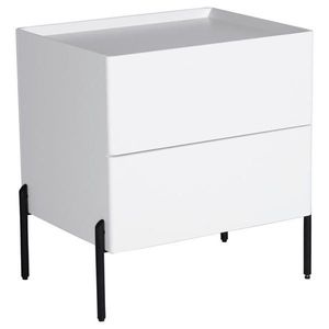 Livetastic NOČNÍ STOLEK, bílá, 50/55/40 cm obraz