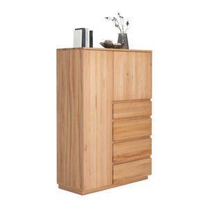 Linea Natura KOMODA, jádrový buk, barvy buku, 100/143, 1/41 cm obraz