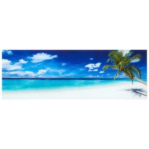Euroart OBRAZ NA SKLE, pláž a moře, 33/98/1, 40 cm obraz
