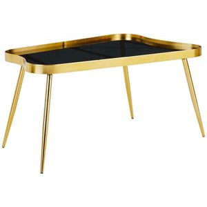 Livetastic KONFERENČNÍ STOLEK, barvy mosazi, kov, 90/50/48 cm obraz