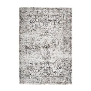 KOBEREC TKANÝ NA PLOCHO, 120/170 cm, antracitová, krémová obraz