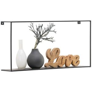 Landscape NÁSTĚNNÝ REGÁL, černá obraz