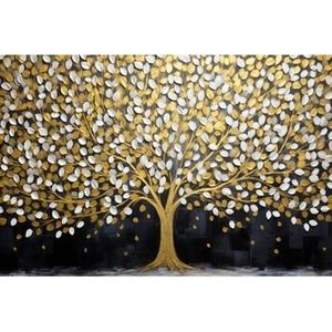 OBRAZ NA HLINÍKOVÉ DESCE, stromy, 120/80/2 cm obraz