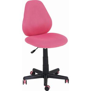 Xora OTOČNÁ ŽIDLE PRO MLÁDEŽ, síťovina, černá, pink obraz