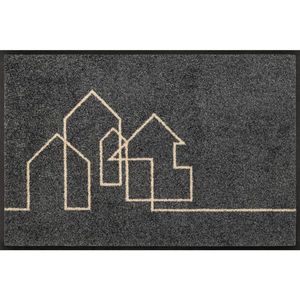 wash+dry DVEŘNÍ ROHOŽKA, 40/60 cm, šedá obraz