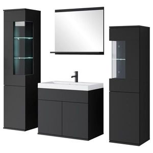 P & B KOUPELNA černá obraz