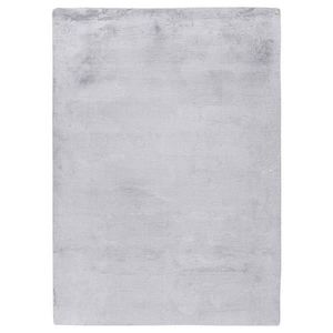 KOBEREC S VYSOKÝM VLASEM, 160/230 cm, šedá, bílá obraz