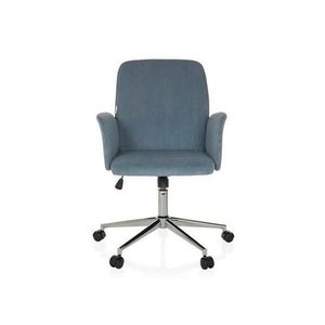 MID.YOU OTOČNÁ ŽIDLE, manšestr, modrošedá obraz