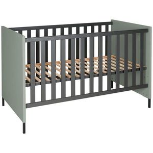 Jimmylee DĚTSKÁ POSTÝLKA antracitová, zelená, 70/140 cm obraz