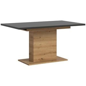 VÝSUVNÝ STŮL, šedá, 150-190/76/90 cm obraz