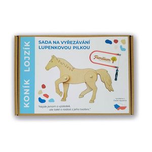 Sada na vyřezávání - koník Lojzík obraz