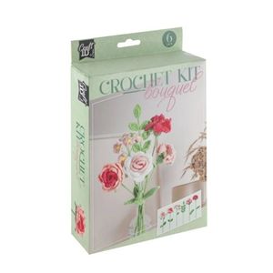 Háčkovací sada - květiny obraz