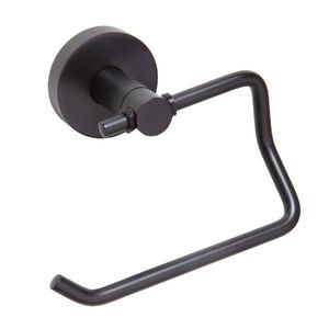 SAPHO X-ROUND BLACK držák toaletního papíru, černá mat XR704B obraz