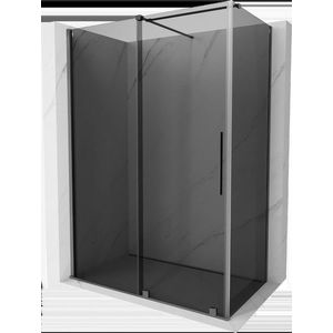 MEXEN/S Velar sprchový kout, posuvné dveře 150 x 90, grafit, grafit metal 871-150-090-41-95 obraz